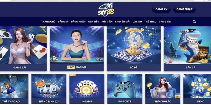 Sky88 nhà cái tặng tiền hấp dẫn