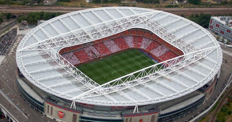 Kiến trúc đỉnh cao của sân vận động Emirates